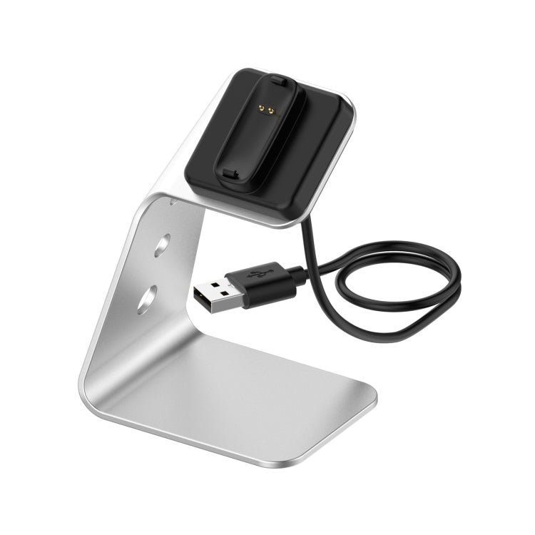 For Fitbit Inspire 2 Aluminum Alloy Charger Holder with Chip Protection, Support Fast Charging