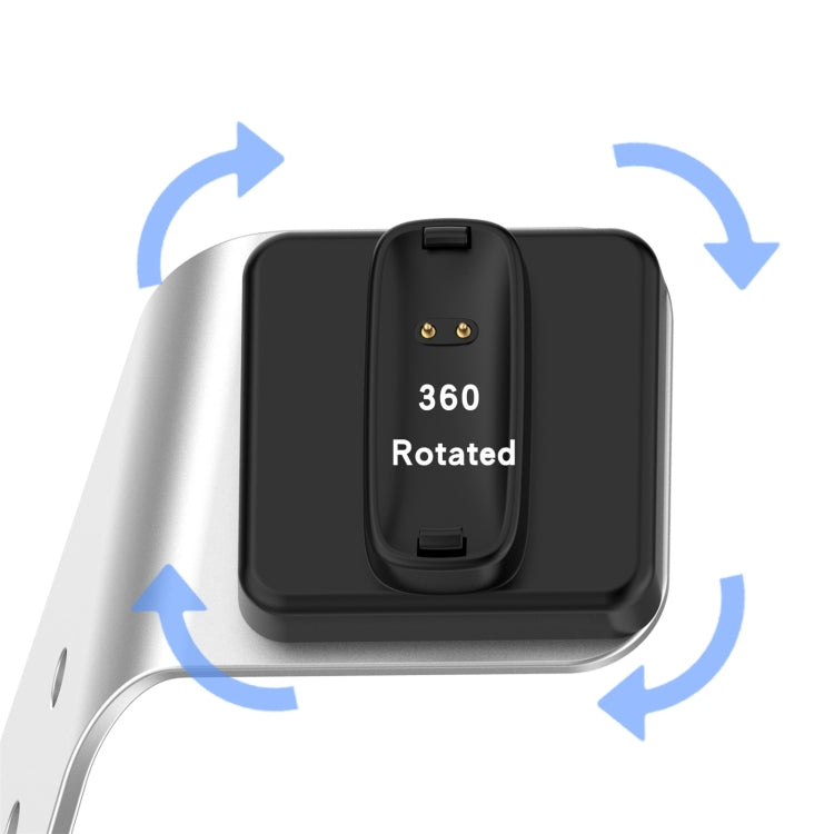 For Fitbit Inspire 2 Aluminum Alloy Charger Holder with Chip Protection, Support Fast Charging