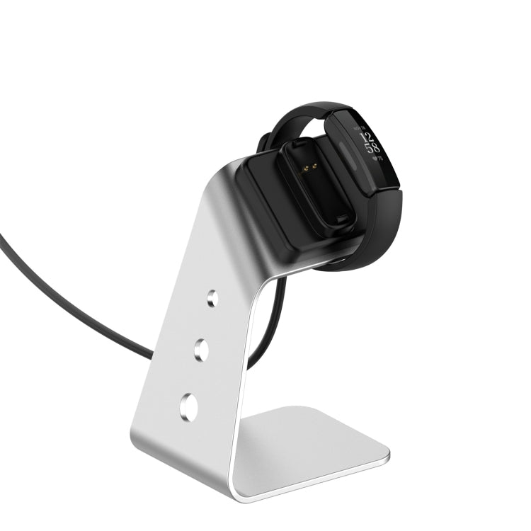 For Fitbit Inspire 2 Aluminum Alloy Charger Holder with Chip Protection, Support Fast Charging