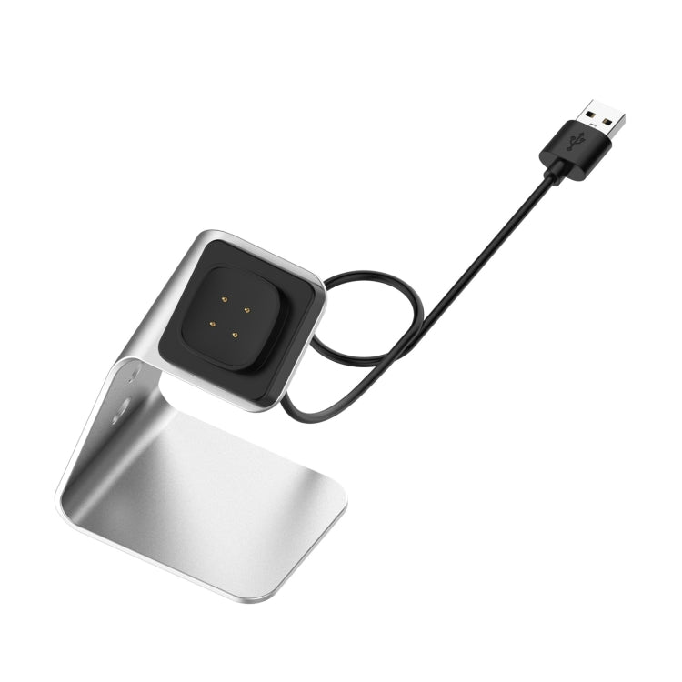For Fitbit Versa 3 / Fitbit Sence Aluminum Alloy Charger Holder with Chip Protection, Support Fast Charging