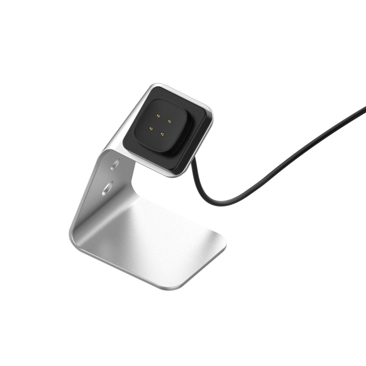 For Fitbit Versa 3 / Fitbit Sence Aluminum Alloy Charger Holder with Chip Protection, Support Fast Charging