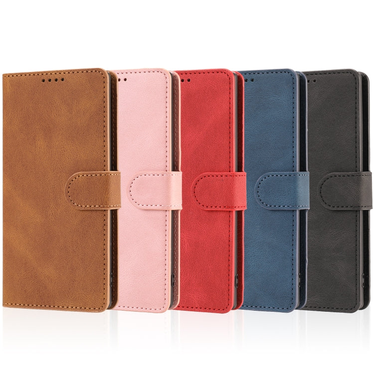 For Samsung Galaxy Note10 Fantasy Classic Skin-feel Calfskin Texture Magnetic Buckle Horizontal Flip PU Leather Case with Holder & Card Slot & Wallet