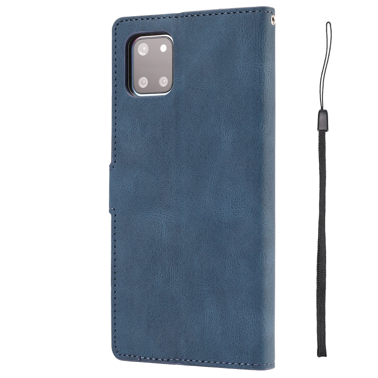 For Samsung Galaxy Note 10 Lite Fantasy Classic Skin-feel Calfskin Texture Magnetic Buckle Horizontal Flip PU Leather Case with Holder & Card Slot & Wallet