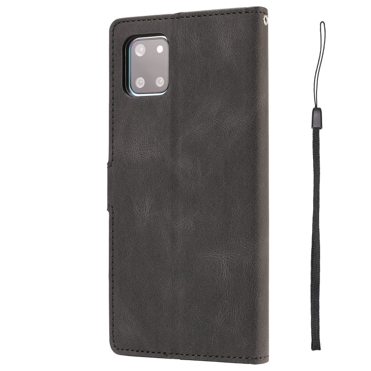 For Samsung Galaxy Note10+ Fantasy Classic Skin-feel Calfskin Texture Magnetic Buckle Horizontal Flip PU Leather Case with Holder & Card Slot & Wallet