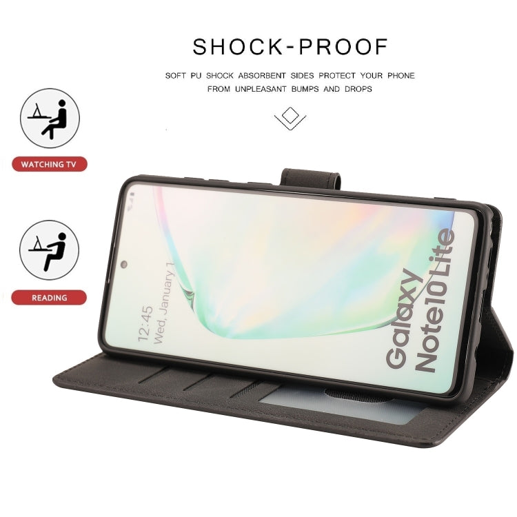 For Samsung Galaxy Note10+ Fantasy Classic Skin-feel Calfskin Texture Magnetic Buckle Horizontal Flip PU Leather Case with Holder & Card Slot & Wallet