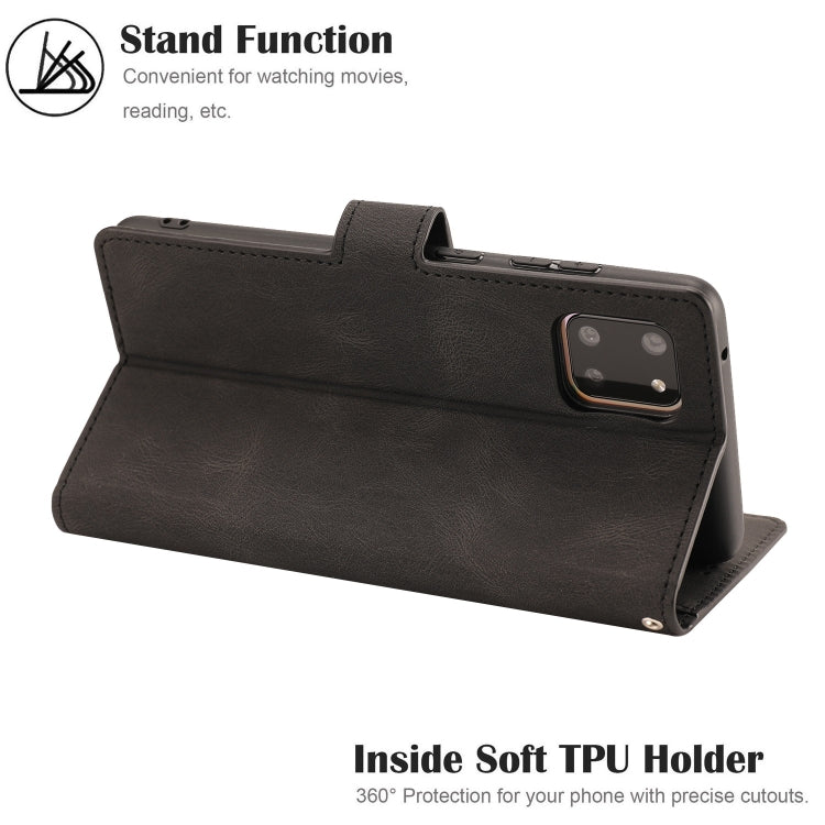 For Samsung Galaxy Note10+ Fantasy Classic Skin-feel Calfskin Texture Magnetic Buckle Horizontal Flip PU Leather Case with Holder & Card Slot & Wallet