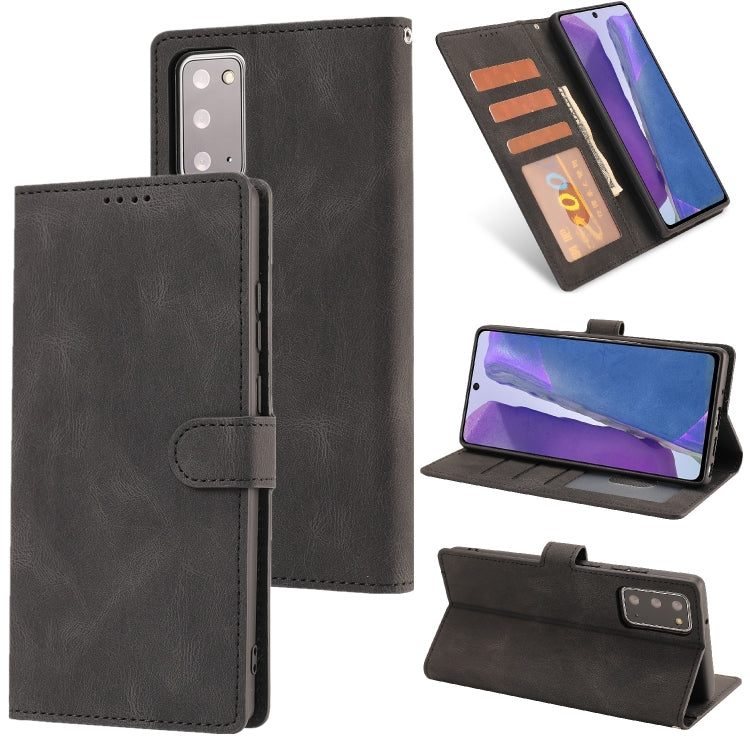 For Samsung Galaxy Note20 Fantasy Classic Skin-feel Calfskin Texture Magnetic Buckle Horizontal Flip PU Leather Case with Holder & Card Slot & Wallet