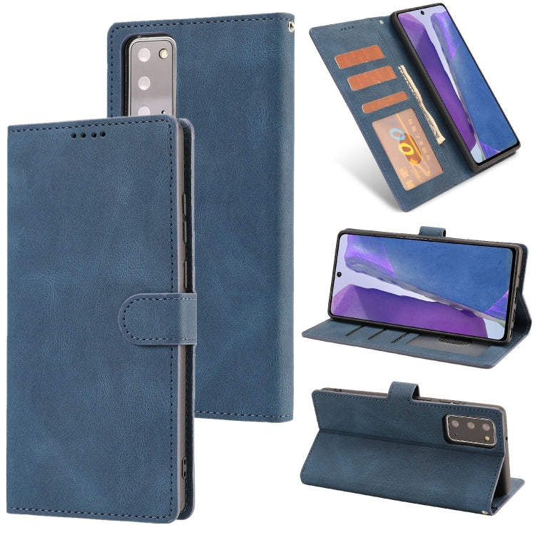 For Samsung Galaxy Note20 Fantasy Classic Skin-feel Calfskin Texture Magnetic Buckle Horizontal Flip PU Leather Case with Holder & Card Slot & Wallet
