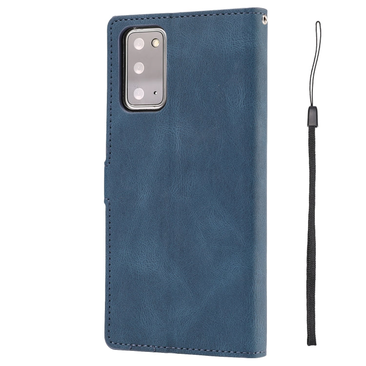 For Samsung Galaxy Note20 Fantasy Classic Skin-feel Calfskin Texture Magnetic Buckle Horizontal Flip PU Leather Case with Holder & Card Slot & Wallet