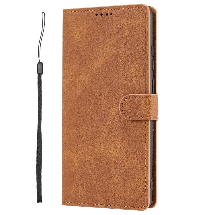 For Samsung Galaxy Note20 Fantasy Classic Skin-feel Calfskin Texture Magnetic Buckle Horizontal Flip PU Leather Case with Holder & Card Slot & Wallet