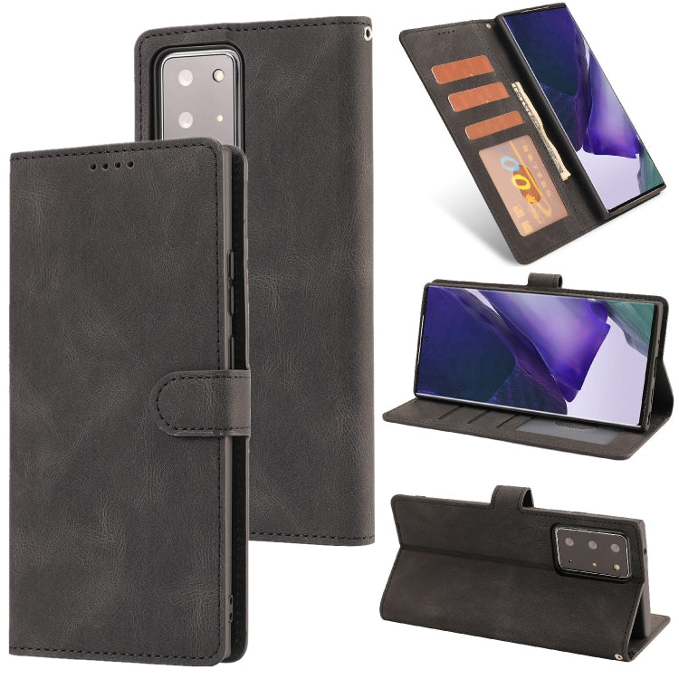 For Samsung Galaxy Note20 Ultra Fantasy Classic Skin-feel Calfskin Texture Magnetic Buckle Horizontal Flip PU Leather Case with Holder & Card Slot & Wallet