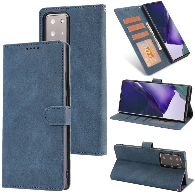For Samsung Galaxy Note20 Ultra Fantasy Classic Skin-feel Calfskin Texture Magnetic Buckle Horizontal Flip PU Leather Case with Holder & Card Slot & Wallet