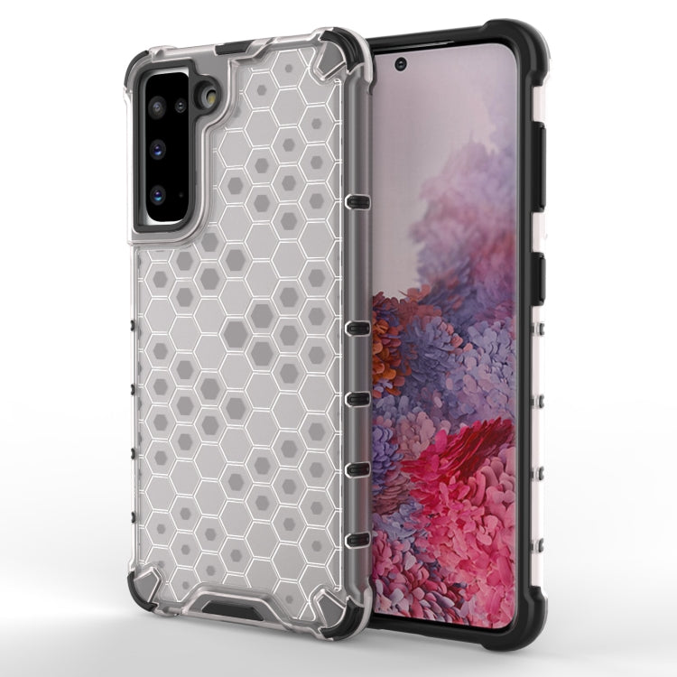 For Samsung Galaxy S21 5G Shockproof Honeycomb PC + TPU Protective Case