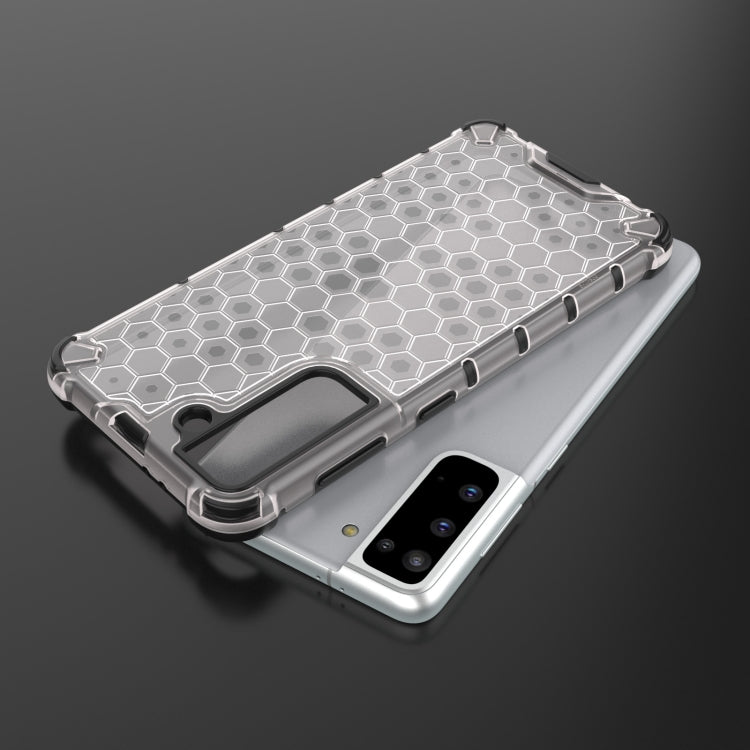 For Samsung Galaxy S21 5G Shockproof Honeycomb PC + TPU Protective Case