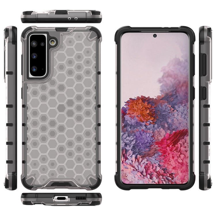 For Samsung Galaxy S21 5G Shockproof Honeycomb PC + TPU Protective Case