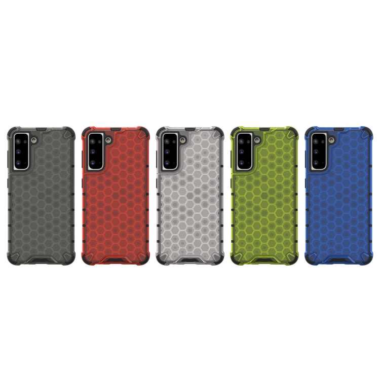 For Samsung Galaxy S21 5G Shockproof Honeycomb PC + TPU Protective Case