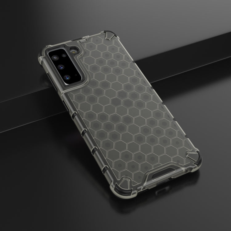 For Samsung Galaxy S21 5G Shockproof Honeycomb PC + TPU Protective Case