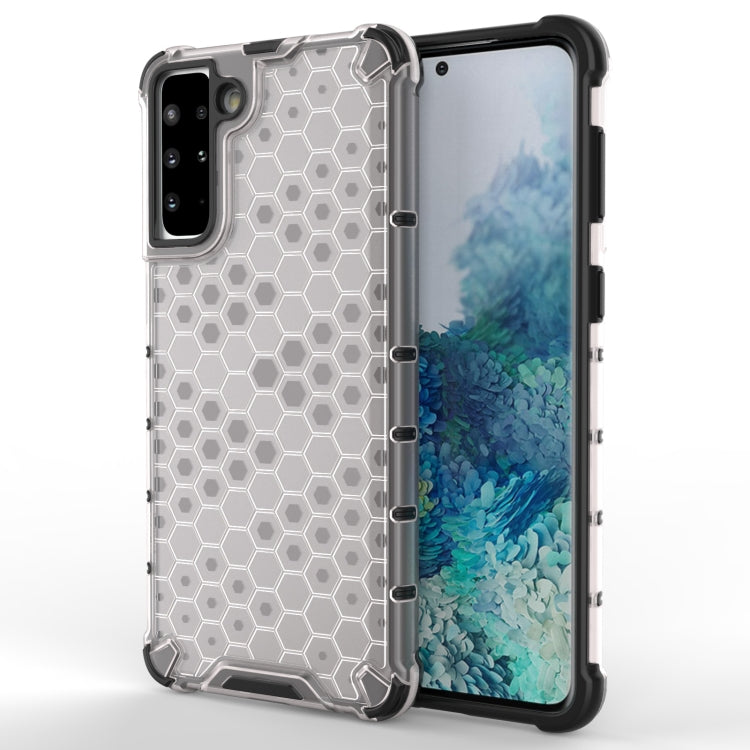 For Samsung Galaxy S21+ 5G Shockproof Honeycomb PC + TPU Protective Case