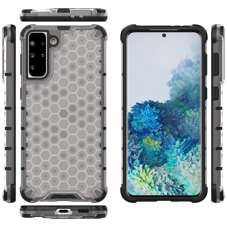 For Samsung Galaxy S21+ 5G Shockproof Honeycomb PC + TPU Protective Case