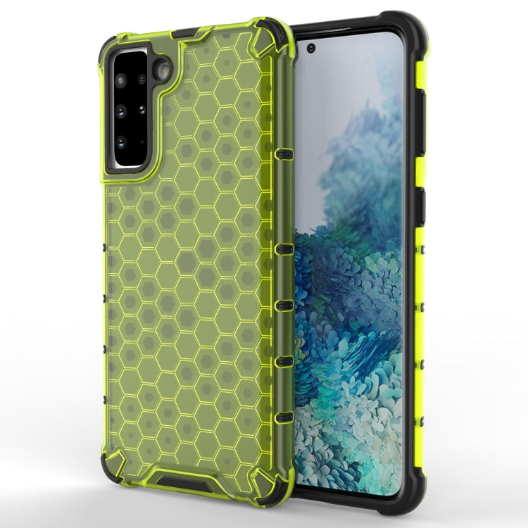 For Samsung Galaxy S21+ 5G Shockproof Honeycomb PC + TPU Protective Case
