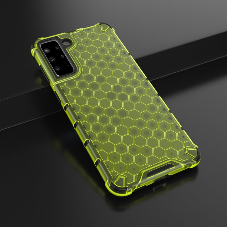 For Samsung Galaxy S21+ 5G Shockproof Honeycomb PC + TPU Protective Case