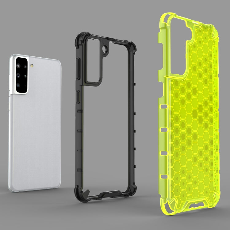 For Samsung Galaxy S21+ 5G Shockproof Honeycomb PC + TPU Protective Case