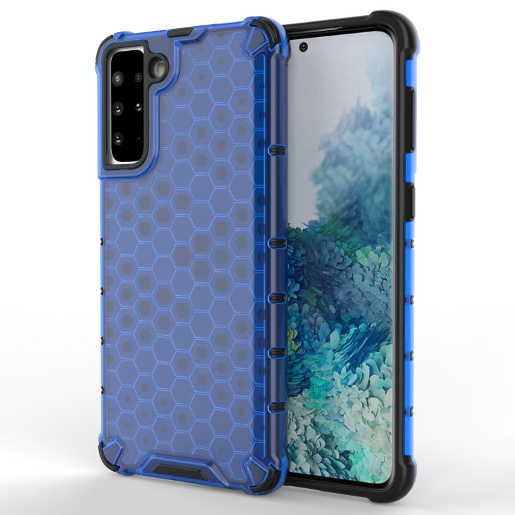 For Samsung Galaxy S21+ 5G Shockproof Honeycomb PC + TPU Protective Case