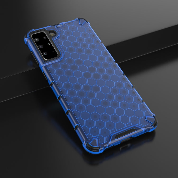 For Samsung Galaxy S21+ 5G Shockproof Honeycomb PC + TPU Protective Case