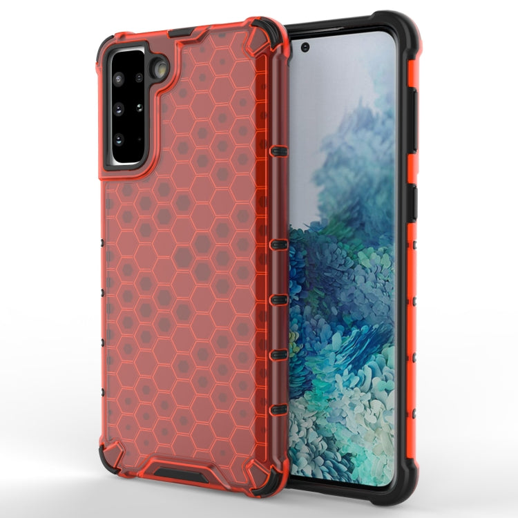 For Samsung Galaxy S21+ 5G Shockproof Honeycomb PC + TPU Protective Case