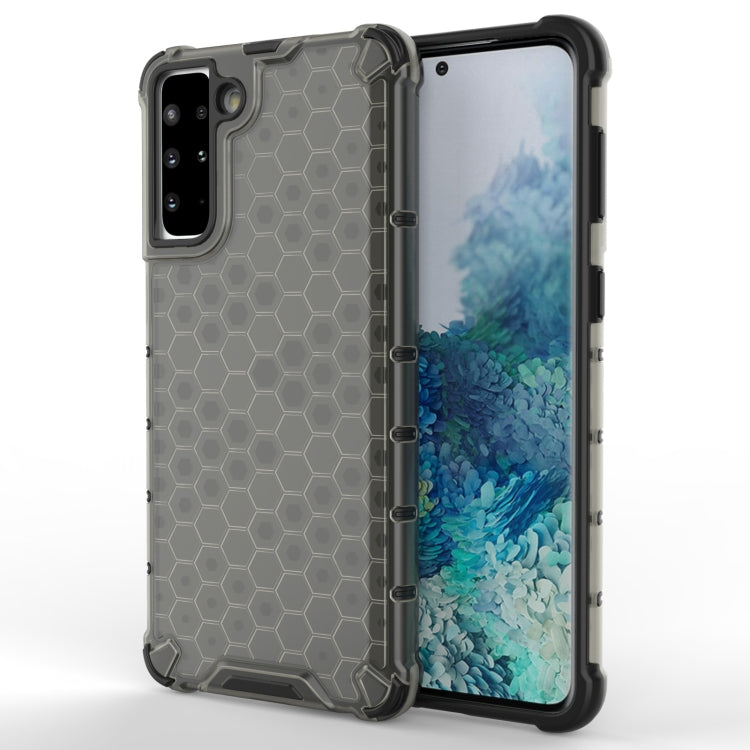For Samsung Galaxy S21+ 5G Shockproof Honeycomb PC + TPU Protective Case