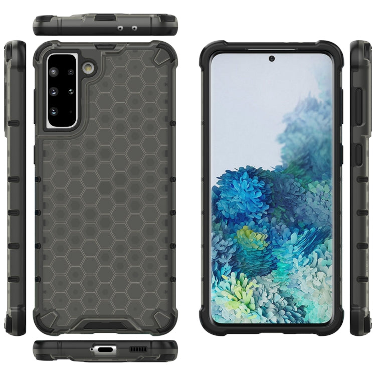 For Samsung Galaxy S21+ 5G Shockproof Honeycomb PC + TPU Protective Case