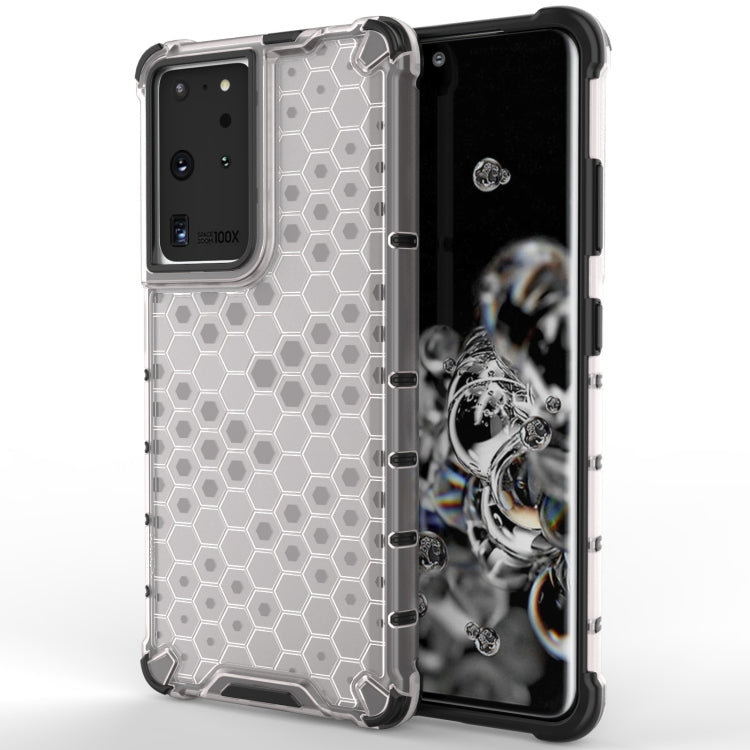 For Samsung Galaxy S21 Ultra 5G Shockproof Honeycomb PC + TPU Protective Case
