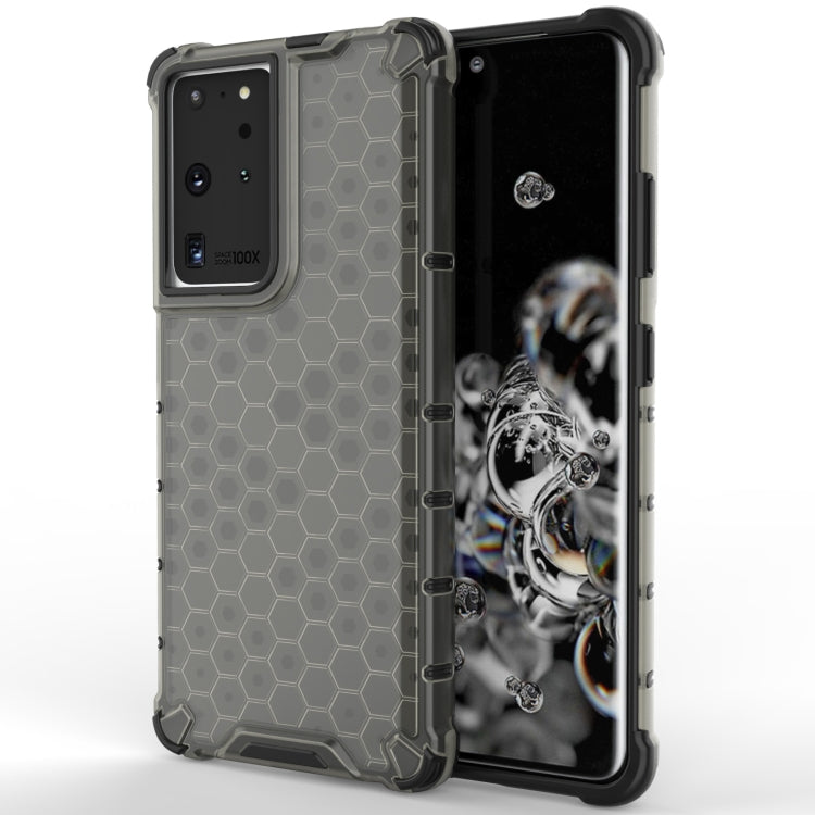 For Samsung Galaxy S21 Ultra 5G Shockproof Honeycomb PC + TPU Protective Case