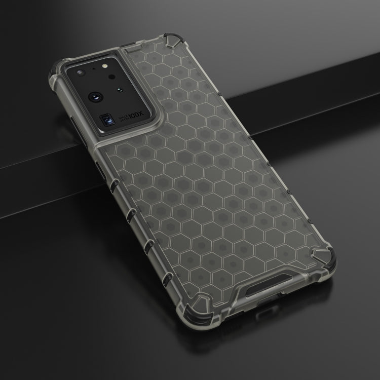 For Samsung Galaxy S21 Ultra 5G Shockproof Honeycomb PC + TPU Protective Case