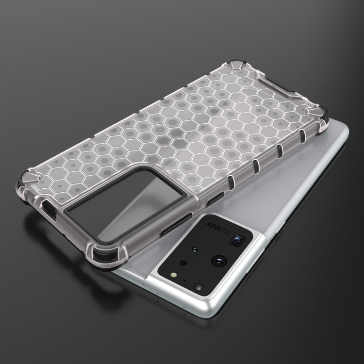 For Samsung Galaxy S21 Ultra 5G Shockproof Honeycomb PC + TPU Protective Case