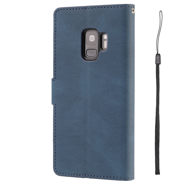 For Samsung Galaxy S9 Fantasy Classic Skin-feel Calfskin Texture Magnetic Buckle Horizontal Flip PU Leather Case with Holder & Card Slot & Wallet