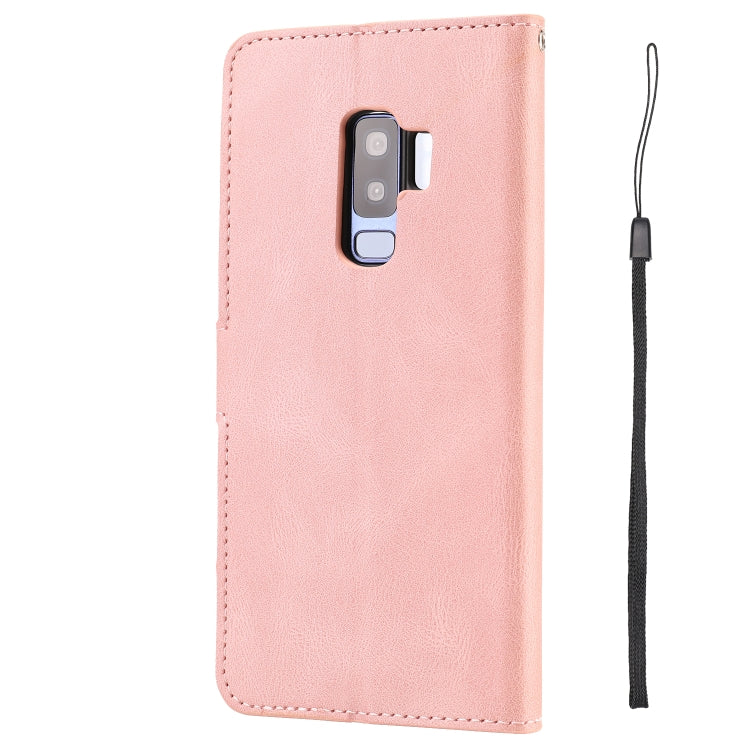 For Samsung Galaxy S9+ Fantasy Classic Skin-feel Calfskin Texture Magnetic Buckle Horizontal Flip PU Leather Case with Holder & Card Slot & Wallet