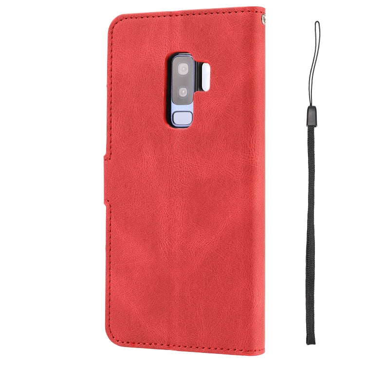 For Samsung Galaxy S9+ Fantasy Classic Skin-feel Calfskin Texture Magnetic Buckle Horizontal Flip PU Leather Case with Holder & Card Slot & Wallet
