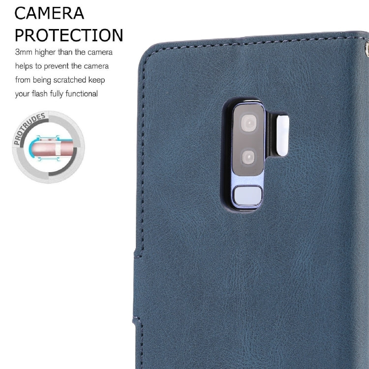 For Samsung Galaxy S9+ Fantasy Classic Skin-feel Calfskin Texture Magnetic Buckle Horizontal Flip PU Leather Case with Holder & Card Slot & Wallet