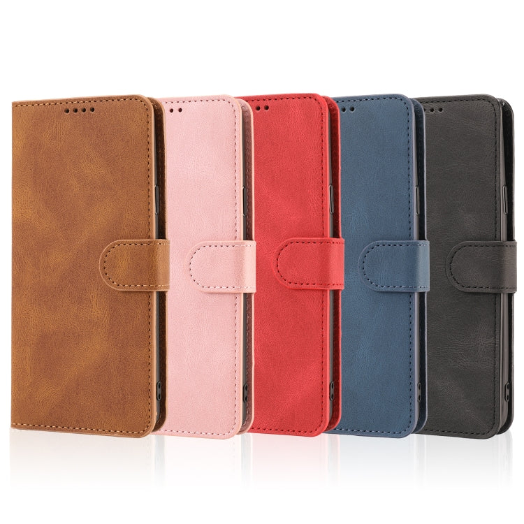 For Samsung Galaxy S9+ Fantasy Classic Skin-feel Calfskin Texture Magnetic Buckle Horizontal Flip PU Leather Case with Holder & Card Slot & Wallet