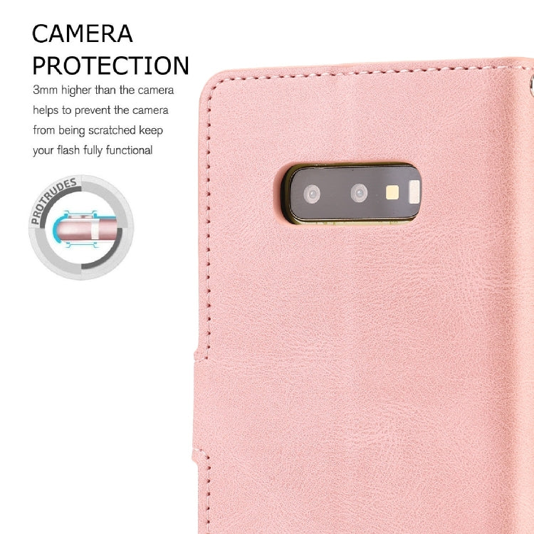 For Samsung Galaxy S10e Fantasy Classic Skin-feel Calfskin Texture Magnetic Buckle Horizontal Flip PU Leather Case with Holder & Card Slot & Wallet