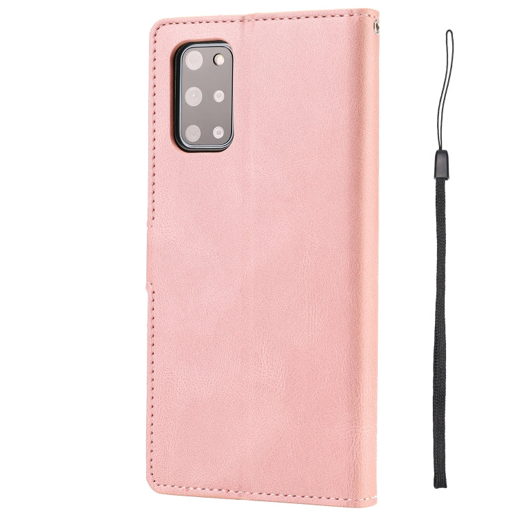 For Samsung Galaxy S20+ Fantasy Classic Skin-feel Calfskin Texture Magnetic Buckle Horizontal Flip PU Leather Case with Holder & Card Slot & Wallet