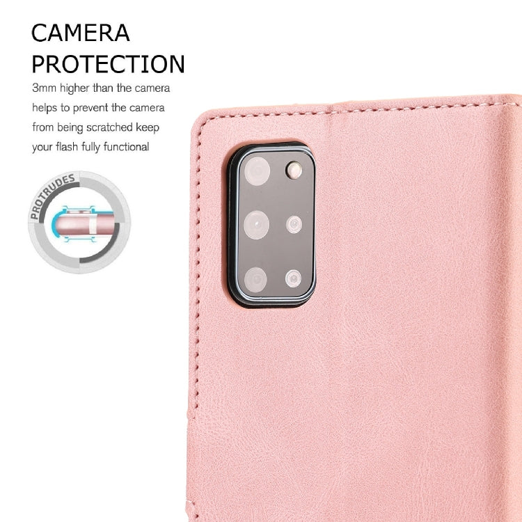 For Samsung Galaxy S20+ Fantasy Classic Skin-feel Calfskin Texture Magnetic Buckle Horizontal Flip PU Leather Case with Holder & Card Slot & Wallet
