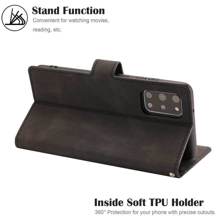 For Samsung Galaxy S20+ Fantasy Classic Skin-feel Calfskin Texture Magnetic Buckle Horizontal Flip PU Leather Case with Holder & Card Slot & Wallet