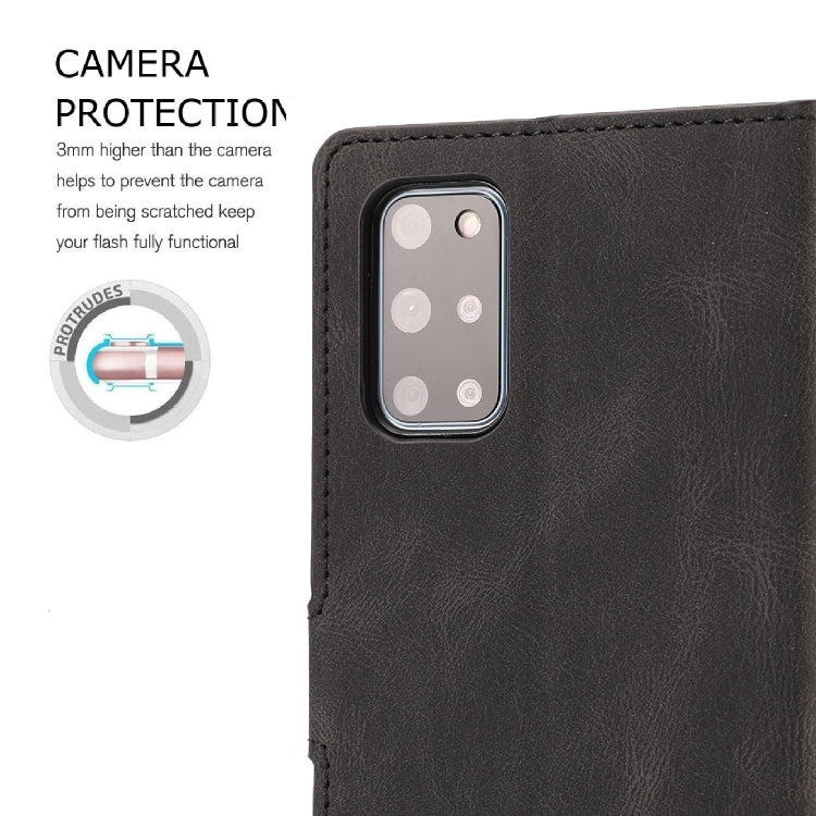 For Samsung Galaxy S20+ Fantasy Classic Skin-feel Calfskin Texture Magnetic Buckle Horizontal Flip PU Leather Case with Holder & Card Slot & Wallet