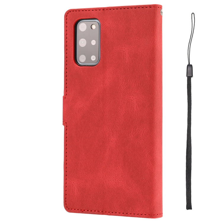 For Samsung Galaxy S20+ Fantasy Classic Skin-feel Calfskin Texture Magnetic Buckle Horizontal Flip PU Leather Case with Holder & Card Slot & Wallet