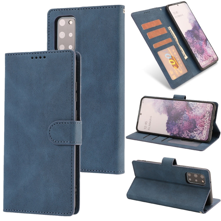 For Samsung Galaxy S20+ Fantasy Classic Skin-feel Calfskin Texture Magnetic Buckle Horizontal Flip PU Leather Case with Holder & Card Slot & Wallet