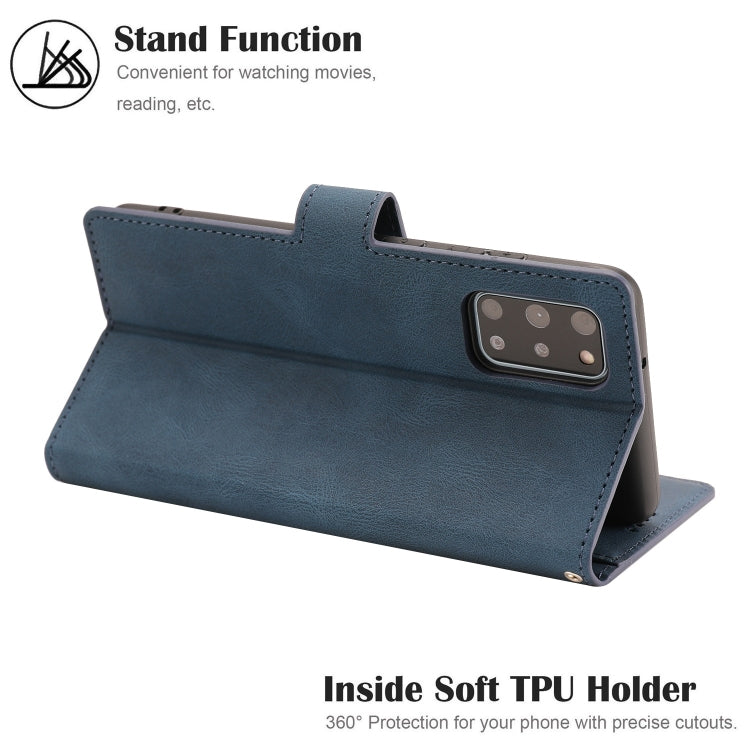 For Samsung Galaxy S20+ Fantasy Classic Skin-feel Calfskin Texture Magnetic Buckle Horizontal Flip PU Leather Case with Holder & Card Slot & Wallet