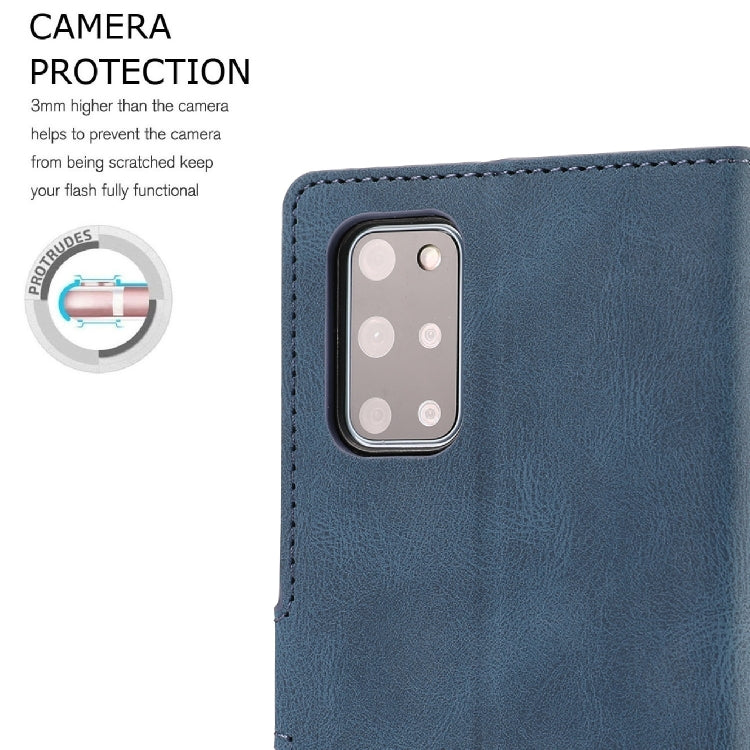 For Samsung Galaxy S20+ Fantasy Classic Skin-feel Calfskin Texture Magnetic Buckle Horizontal Flip PU Leather Case with Holder & Card Slot & Wallet