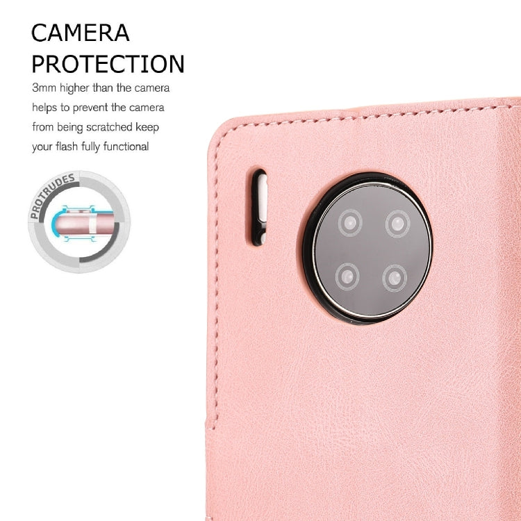 For Huawei Mate 30 Fantasy Classic Skin-feel Calfskin Texture Magnetic Buckle Horizontal Flip PU Leather Case with Holder & Card Slot & Wallet